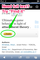 Image illustrating the "Find it" button.